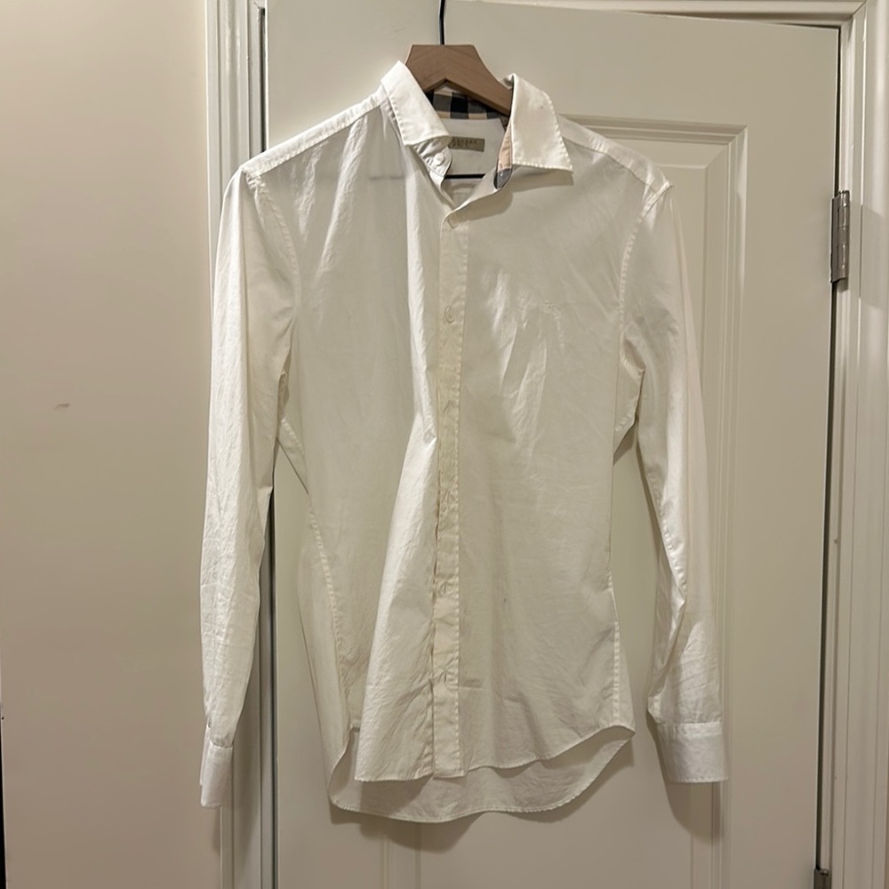 Burberry Classic White Men's Shirt